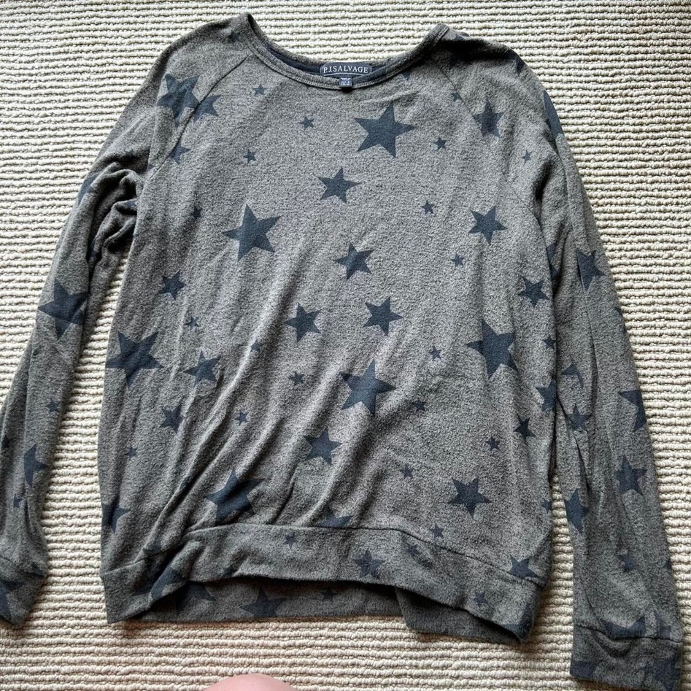 PJ salvage stars crewneck